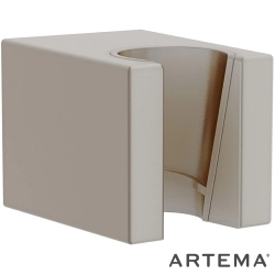 Artema - Artema Kare Sabit El Duş Askısı, Fırçalı Nikel