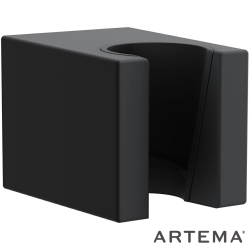 Artema - Artema Kare Sabit El Duş Askısı, Mat Siyah