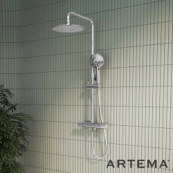 Artema - Artema AquaHeat Bliss 250 Duş Kolonu ve Termostatik Duş Bataryası Sistemi
