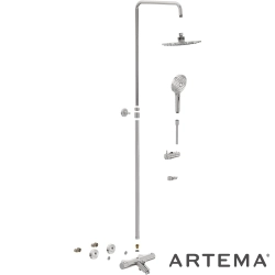 Artema - Artema AquaHeat Joy 220B Duş Kolonu ve Termostatik Banyo Bataryası Sistemi