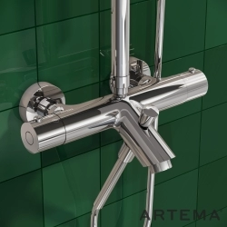 Artema - Artema AquaHeat Bliss 250B Duş Kolonu ve Termostatik Banyo Bataryası Sistemi