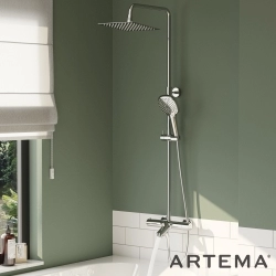Artema - Artema AquaHeat Bliss S 230B Duş Kolonu ve Termostatik Banyo Bataryası Sistemi