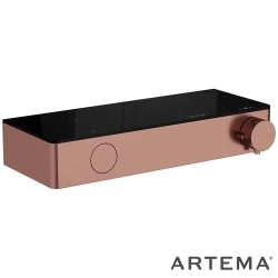 Artema - Artema Core Round Termostatik Duş Bataryası, Fırçalı Bakır - A4730724