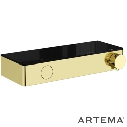Artema - Artema Core Round Termostatik Duş Bataryası, Soft Altın - A4730774