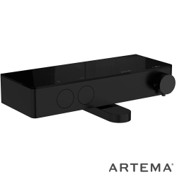 Artema - Artema Core Round Termostatik Banyo Bataryası, Mat Siyah - A4730836