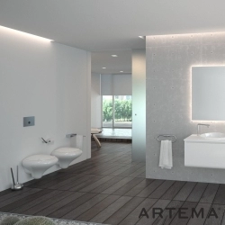 Artema - Artema İstanbul İkili Tuvalet Kağıtlığı, Krom