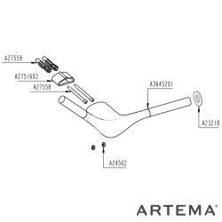 Artema - Artema İstanbul İkili Tuvalet Kağıtlığı, Krom