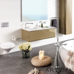 Artema - Artema İstanbul İkili Tuvalet Kağıtlığı, Krom