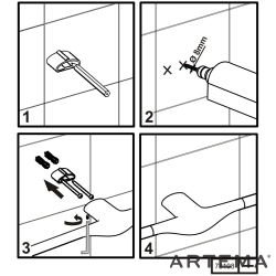 Artema - Artema İstanbul İkili Tuvalet Kağıtlığı, Krom