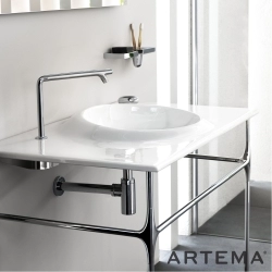Artema - Artema İstanbul Diş Fırçalığı (Duvardan), Krom