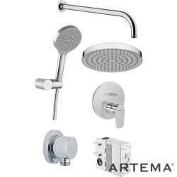 Artema - Artema Flow Round Ankastre Banyo Seti