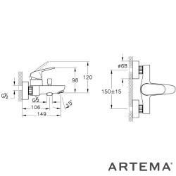 Artema - Artema Shift T10 Banyo Bataryası