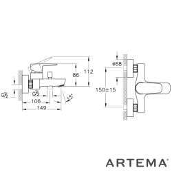 Artema - Artema Shift T20 Banyo Bataryası
