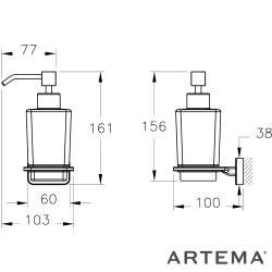 Artema - Artema Flow Sıvı Sabunluk