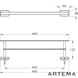 Artema - Artema Flow İkili Havluluk