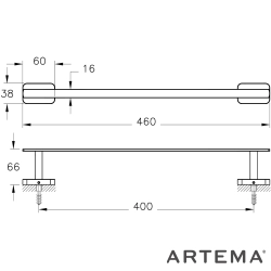 Artema - Artema Flow Uzun Havluluk, 40 cm