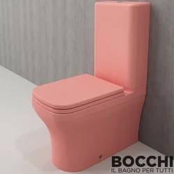 Bocchi - BOCCHI Scala Arch Klozet Rezervuar Kombinasyon, Mat Somon