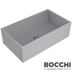 Bocchi - BOCCHI Conptempo Seramik Eviye, 84 cm, Gri