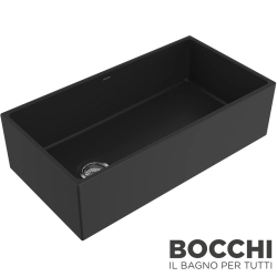 Bocchi - BOCCHI Conptempo Seramik Eviye, 91 cm, Mat Siyah
