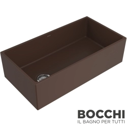 Bocchi - BOCCHI Conptempo Seramik Eviye, 91 cm, Mat Kahve