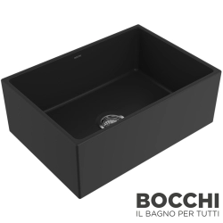 Bocchi - BOCCHI Conptempo Seramik Eviye, 68 cm, Mat Siyah