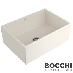 Bocchi - BOCCHI Conptempo Seramik Eviye, 68 cm, Bisküvi