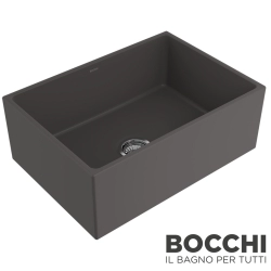 Bocchi - BOCCHI Conptempo Seramik Eviye, 68 cm, Antrasit