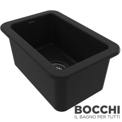 Bocchi - BOCCHI Sotto Seramik Eviye, 46 cm, Mat Siyah