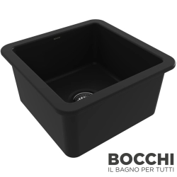 Bocchi - BOCCHI Sotto Seramik Eviye, 46 cm, Mat Siyah