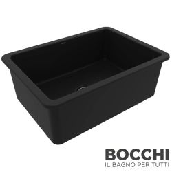 Bocchi - BOCCHI Sotto Seramik Eviye, 68 cm, Mat Siyah