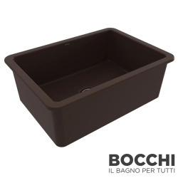 Bocchi - BOCCHI Sotto Seramik Eviye, 68 cm, Mat Kahve