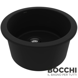 Bocchi - BOCCHI Sotto Seramik Eviye, 47 cm, Mat Siyah