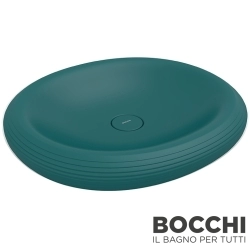Bocchi - BOCCHI Strata Çanak Lavabo, 60 cm, Mat Petrol Mavisi