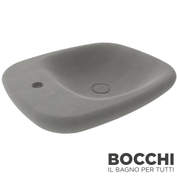 Bocchi - BOCCHI Fenice Çanak Lavabo, 54 cm, Mat Beton