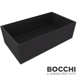 Bocchi - BOCCHI Conptempo Step Rim Seramik Eviye, 84 cm, Antrasit