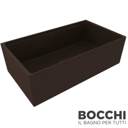 Bocchi - BOCCHI Conptempo Step Rim Seramik Eviye, 84 cm, Mat Kahve