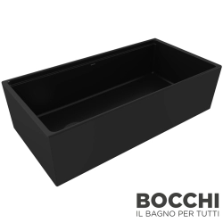 Bocchi - BOCCHI Conptempo Step Rim Seramik Eviye, 91 cm, Mat Siyah