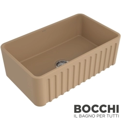 Bocchi - BOCCHI Lavello Desenli Seramik Eviye, 76 cm, Kaşmir
