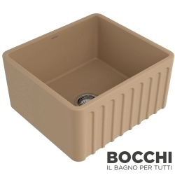 Bocchi - BOCCHI Lavello Desenli Seramik Eviye, 50 cm, Kaşmir