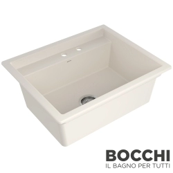 Bocchi - BOCCHI Baveno Gizli Seramik Eviye Sistemi, 68 cm, Bisküvi