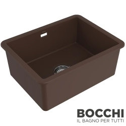 Bocchi - BOCCHI Sotto Seramik Eviye, 55 cm, Mat Kahve, Mat Kahve