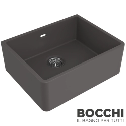 Bocchi - BOCCHI Lavello Seramik Eviye, 60 cm, Antrasit