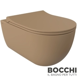 Bocchi - BOCCHI Speciale Swirl Jet Flush Yıkama Kanalsız Asma Klozet, Kaşmir