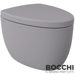 Bocchi - BOCCHI Etna Rimless Kanalsız Asma Klozet, Gri