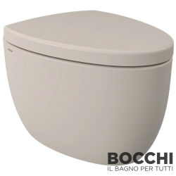 Bocchi - BOCCHI Etna Rimless Kanalsız Asma Klozet, Yasemin