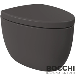 Bocchi - BOCCHI Etna Rimless Kanalsız Asma Klozet, Antrasit