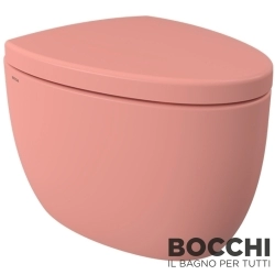 Bocchi - BOCCHI Etna Rimless Kanalsız Asma Klozet, Mat Somon