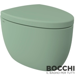 Bocchi - BOCCHI Etna Rimless Kanalsız Asma Klozet, Mat Mint Yeşil