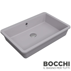 Bocchi - BOCCHI Milano Tezgah Altı Lavabo, 55 cm, Gri