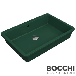 Bocchi - BOCCHI Milano Tezgah Altı Lavabo, 55 cm, Mat Yeşil
